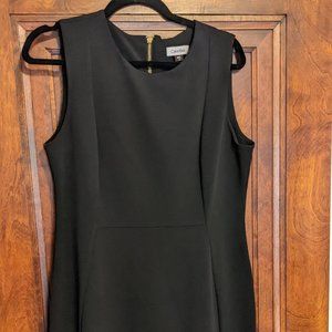 Women's Calvin Klein Scuba Black Shift Dress